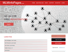 Tablet Screenshot of mlminfopages.com